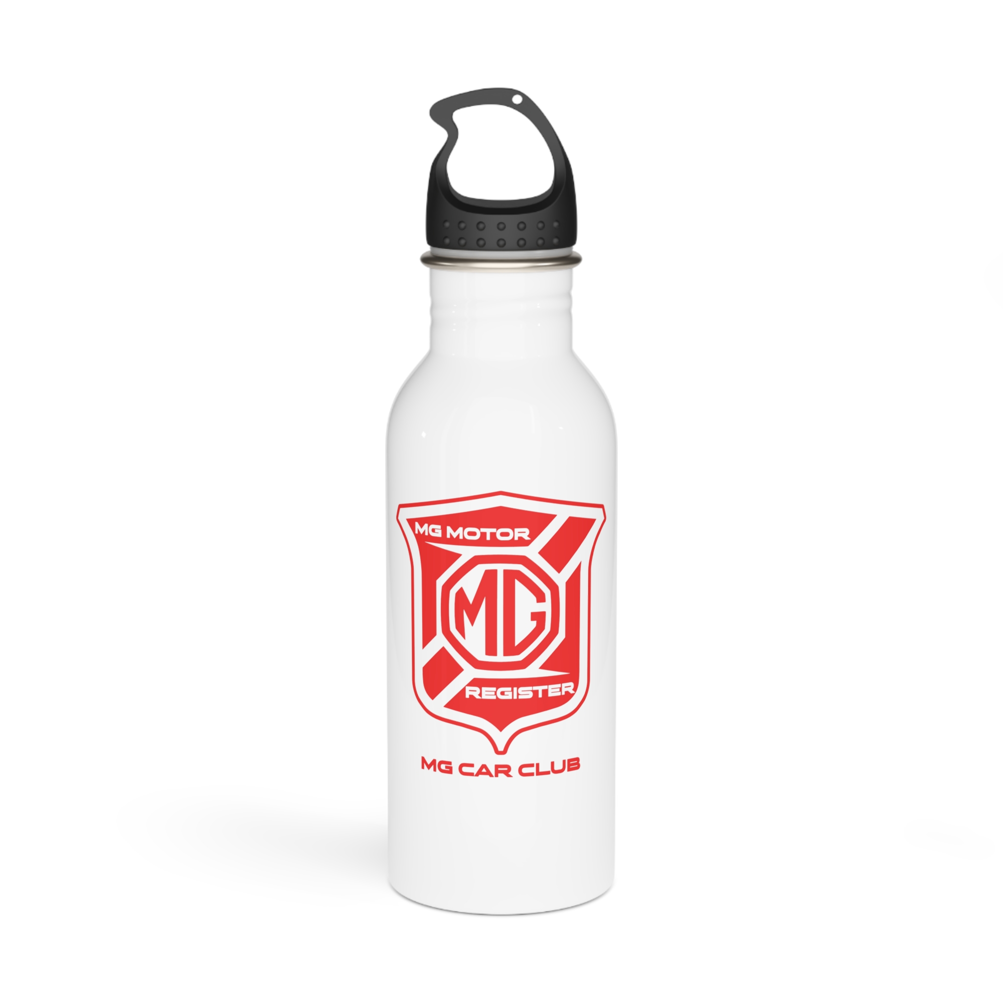 Aluminium drink bottle with optional cap, printed logo